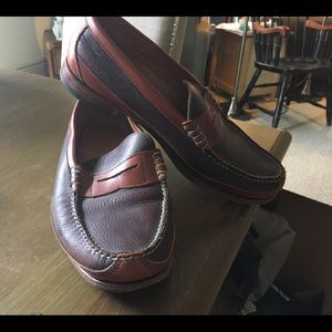 Hitchcock two tone loafers. 13 EEE